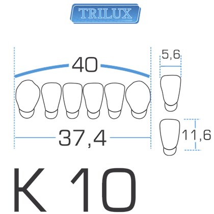 Dente Trilux Anterior Inferior K10