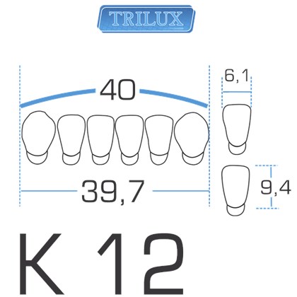 Dente Trilux Anterior Inferior K12